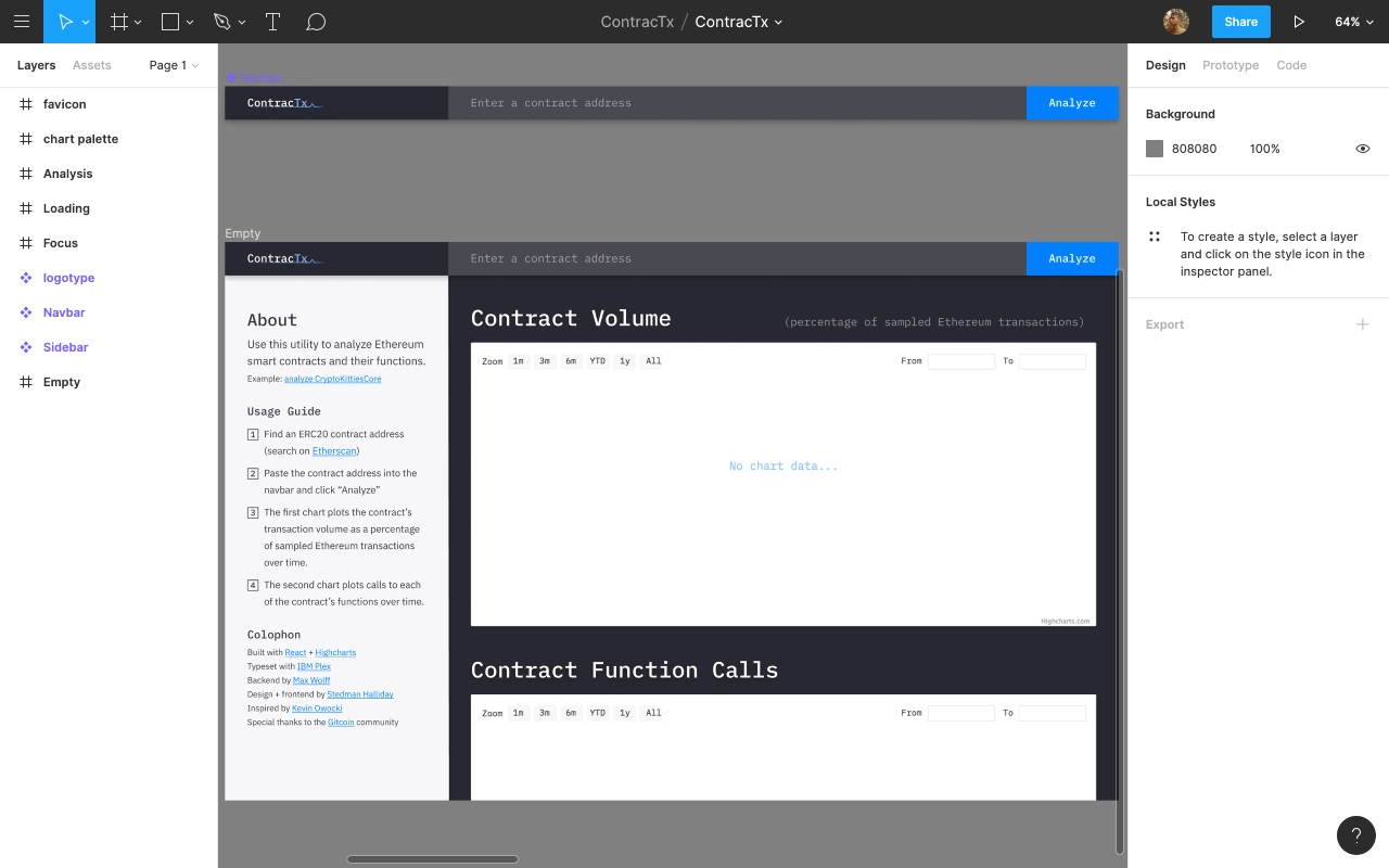 ContracTx Figma prototype