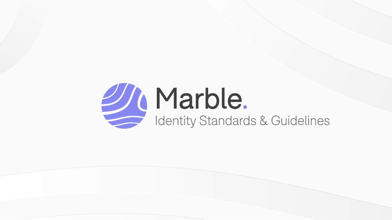 Marble Identity Standards & Guidelines