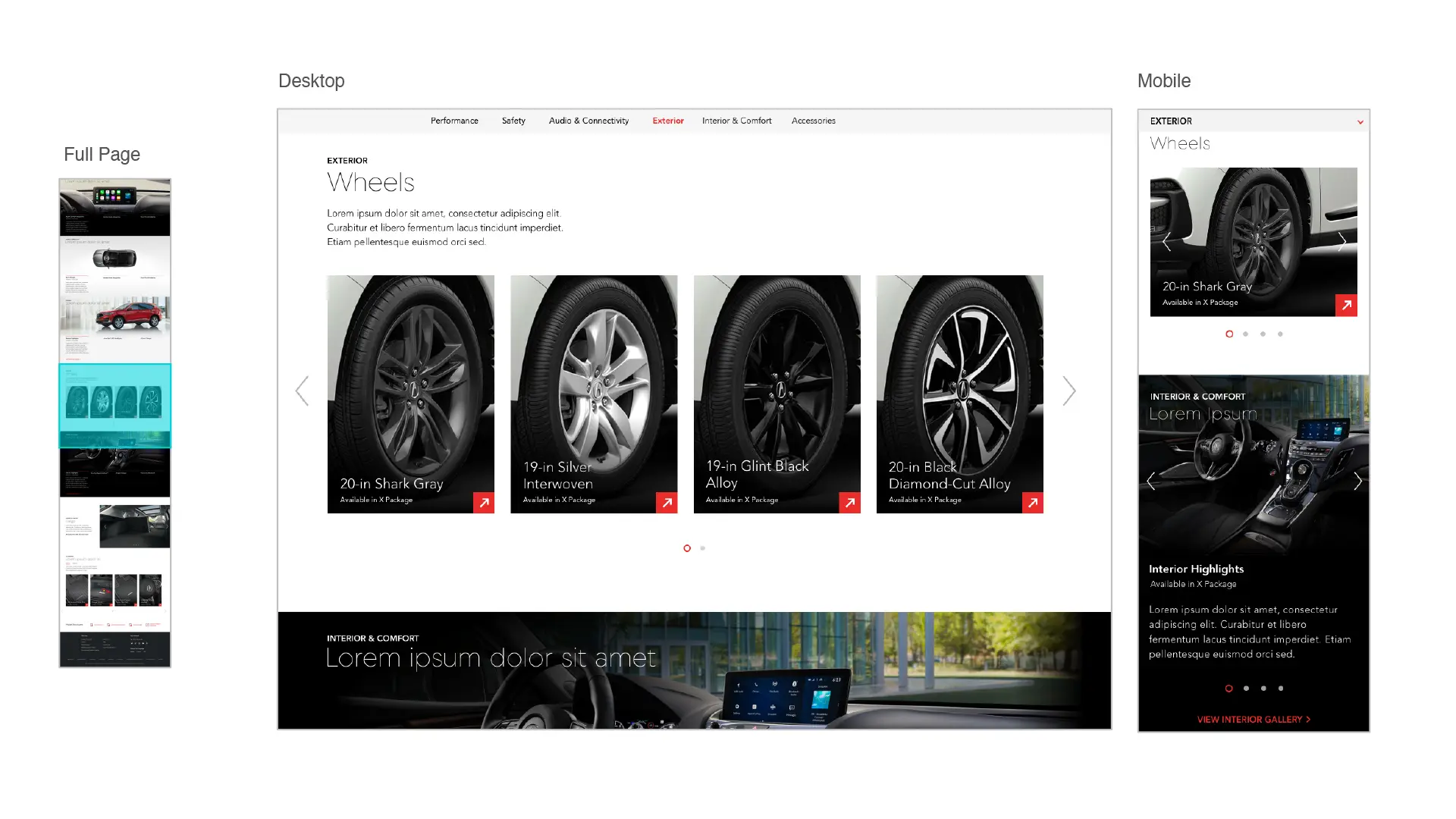 high-fidelity designs