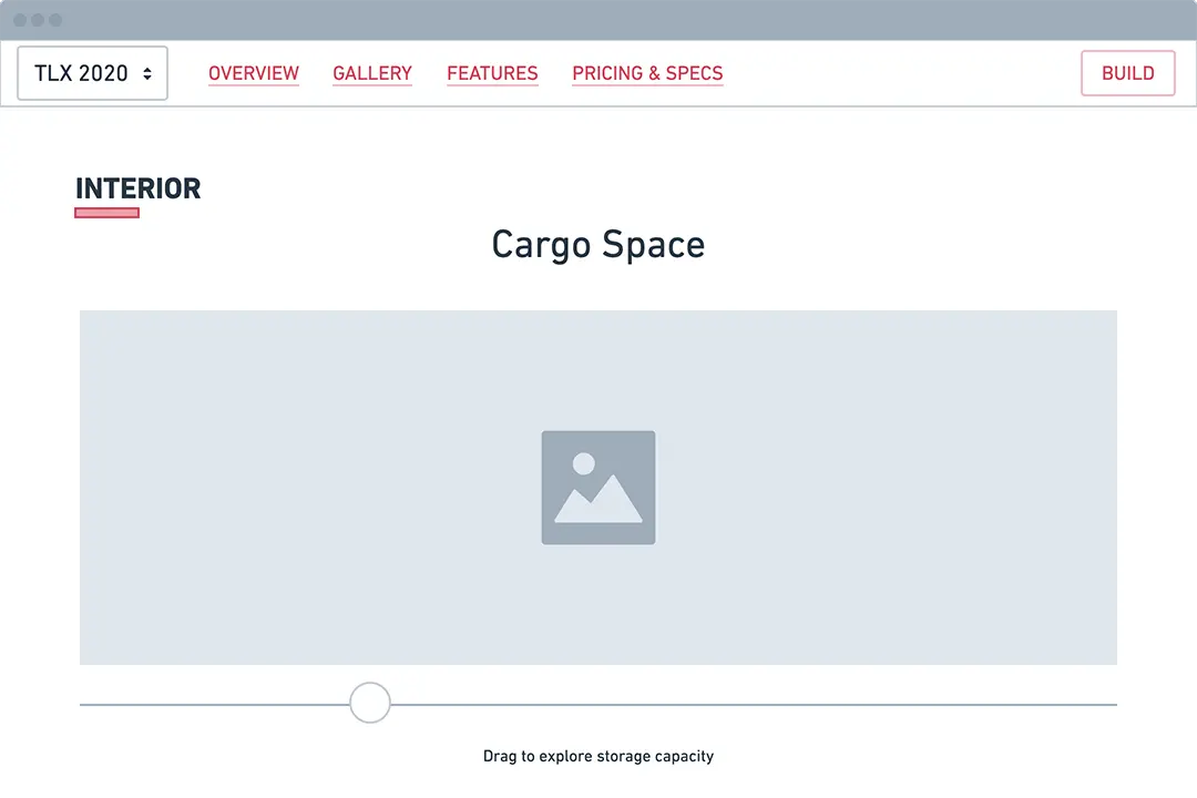 interior cargo drag element wireframe