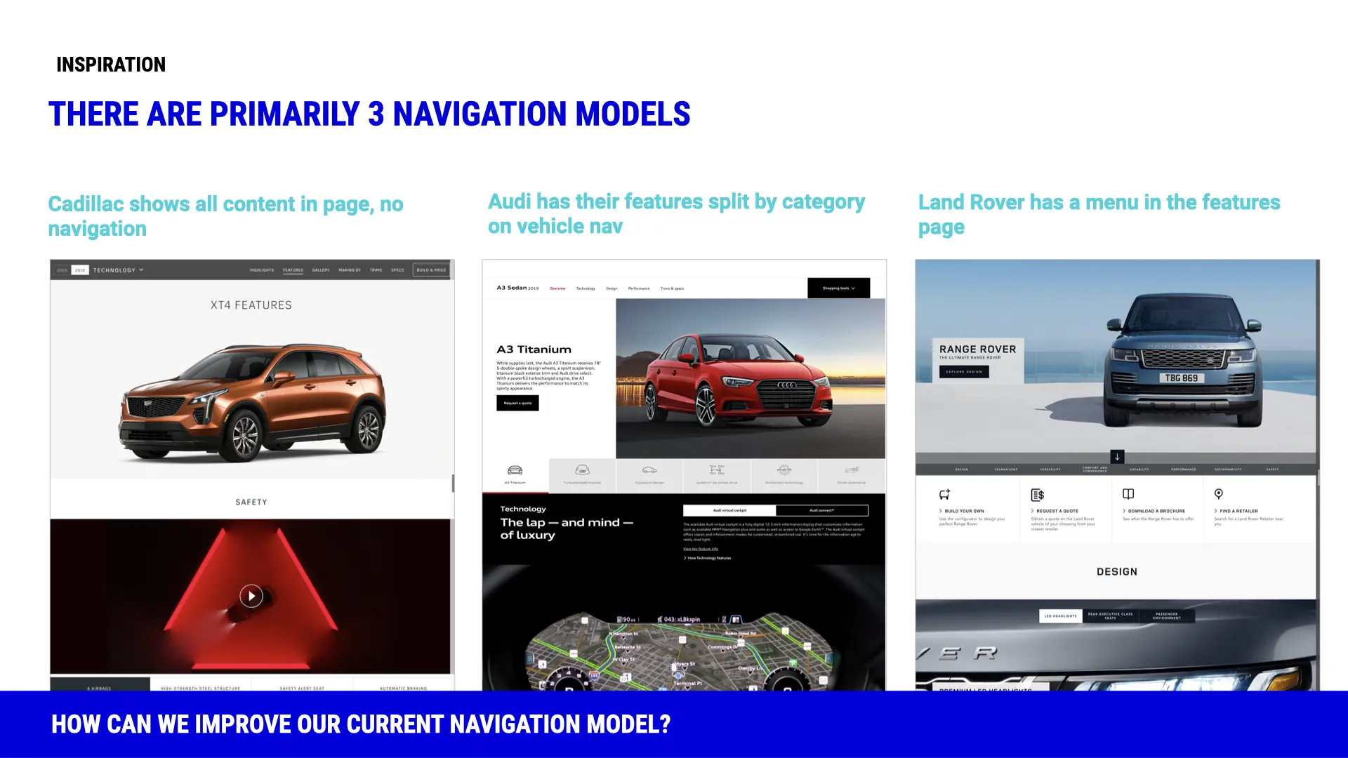 navigation inspiration