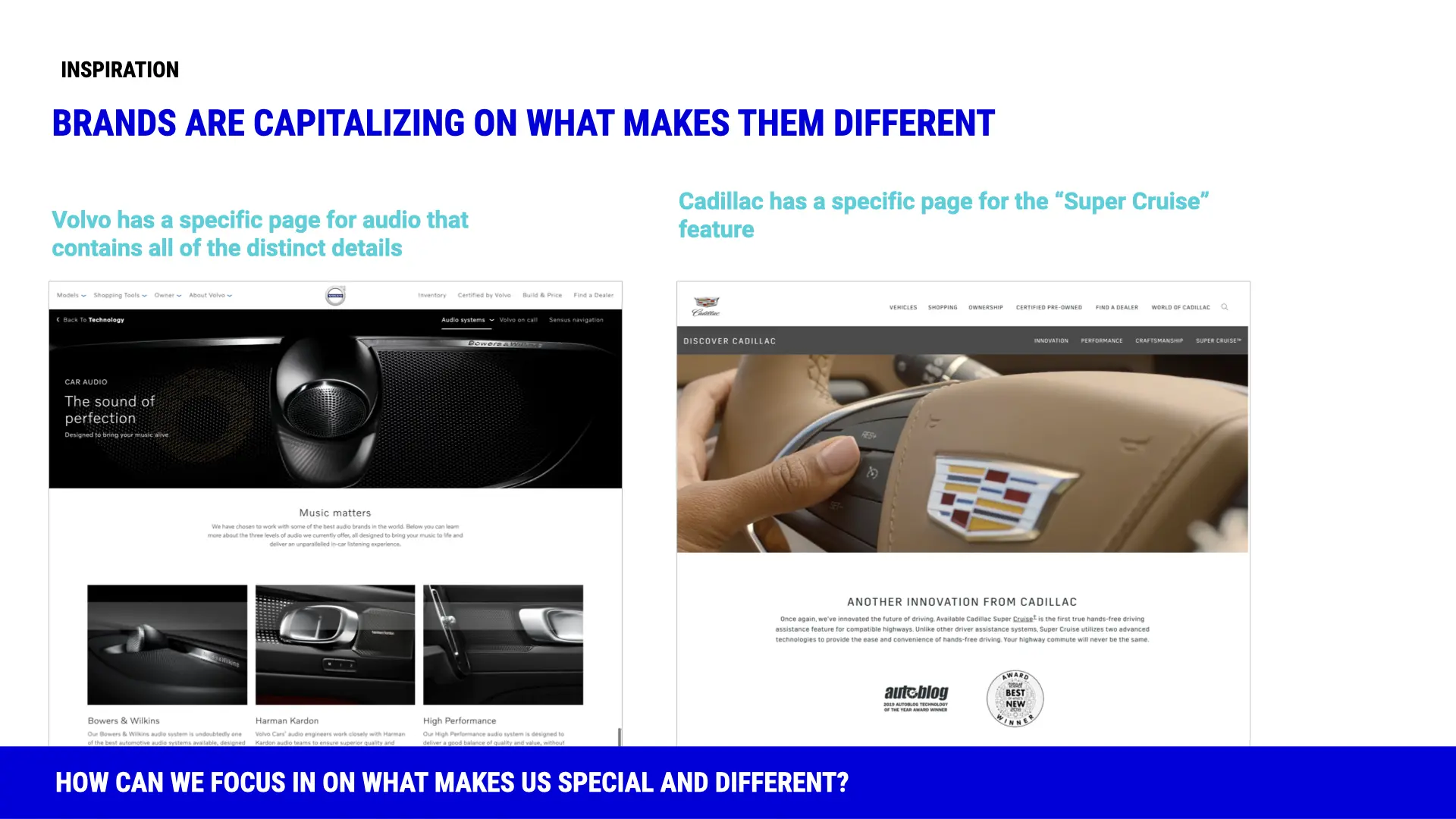 unique selling points inspiration