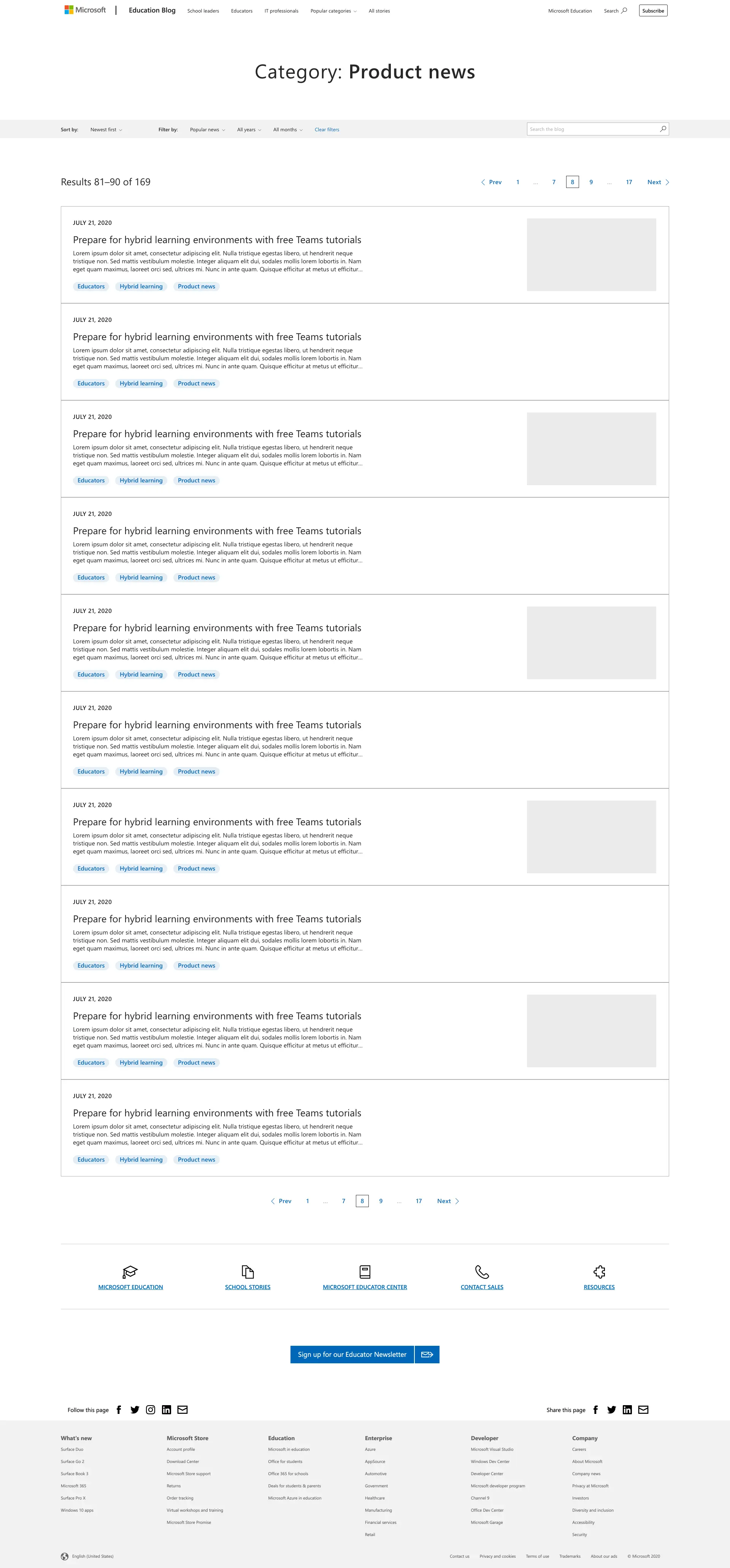 category archive wireframe