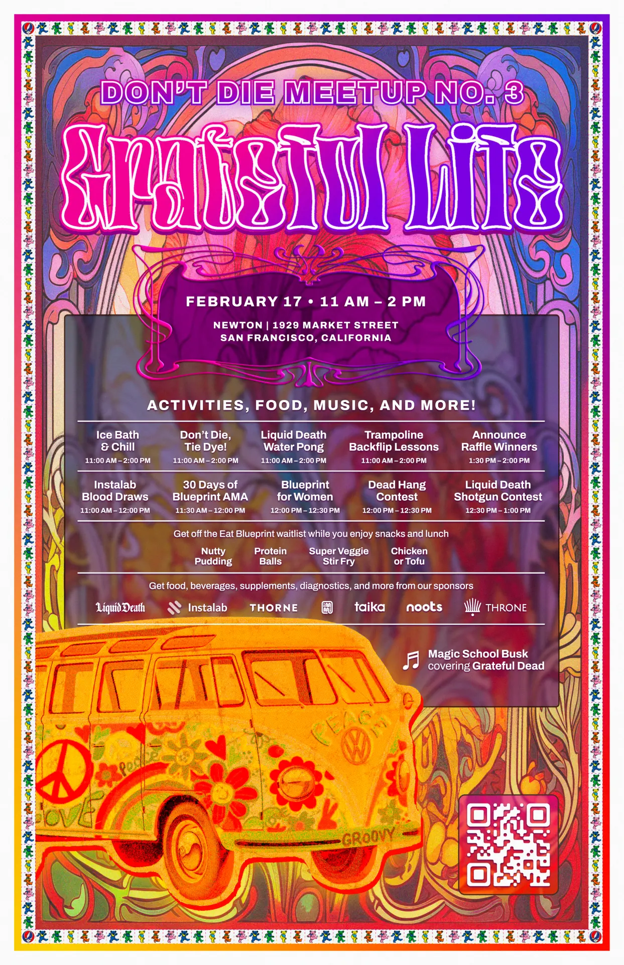 Don't Die 3 event flyer