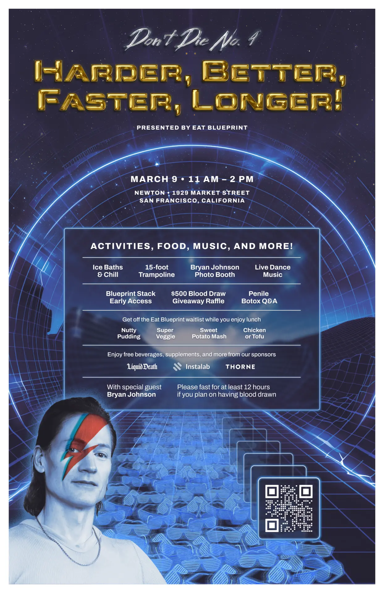 Don't Die 4 event flyer