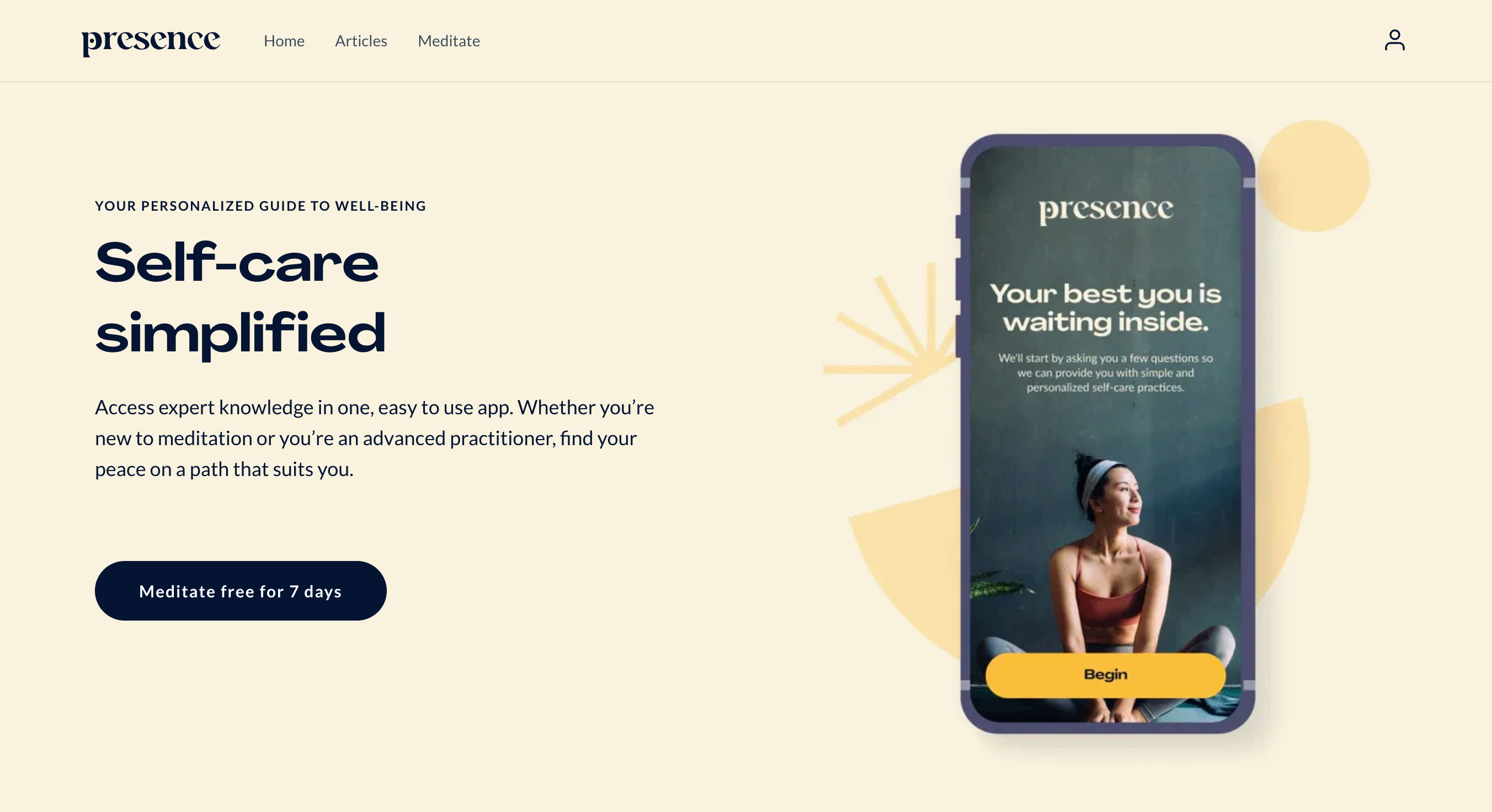 Presence website