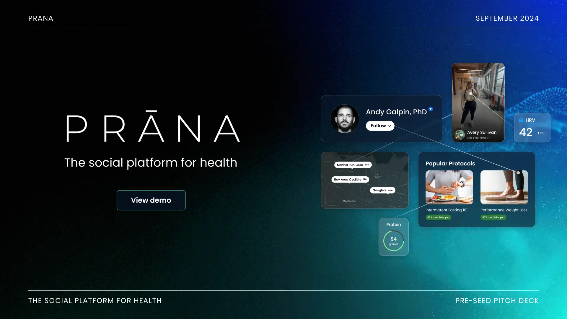 Prana pitch deck